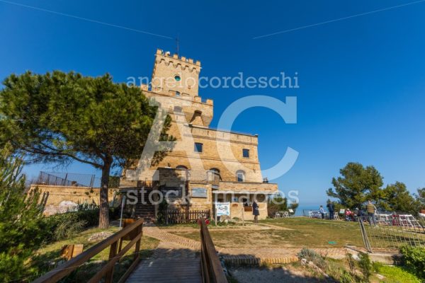 Ancient Tower Of Cerrano In Italy. The Tower Of Cerrano Is One O Angelo Cordeschi