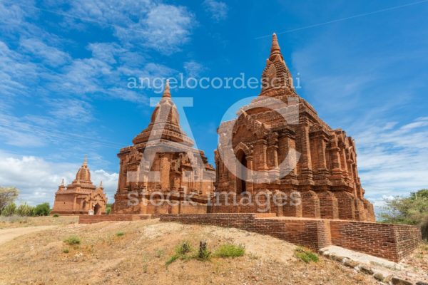 Buddhist pagoda temple. Bagan, Myanmar. Place of worship, Burma. - Angelo Cordeschi