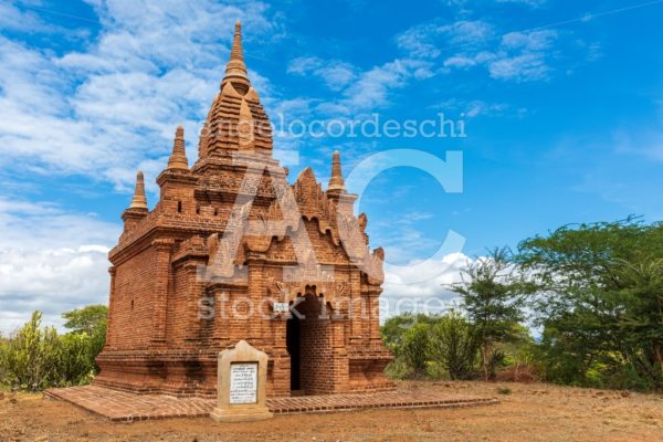 Buddhist pagoda temple. Bagan, Myanmar. Place of worship, Burma. - Angelo Cordeschi