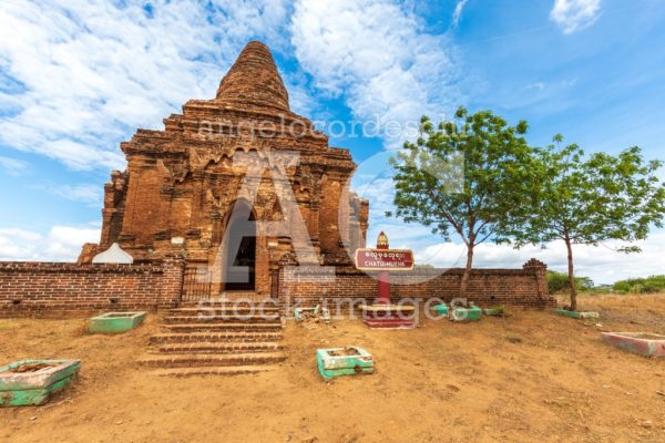 Buddhist pagoda temple. Bagan, Myanmar. Place of worship, Burma. - Angelo Cordeschi