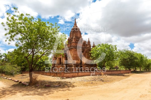 Buddhist pagoda temple. Bagan, Myanmar. Place of worship, Burma. - Angelo Cordeschi