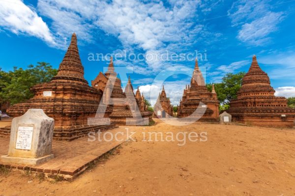 Buddhist pagoda temple. Bagan, Myanmar. Place of worship, Burma. - Angelo Cordeschi