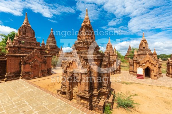 Buddhist pagoda temple. Bagan, Myanmar. Place of worship, Burma. - Angelo Cordeschi