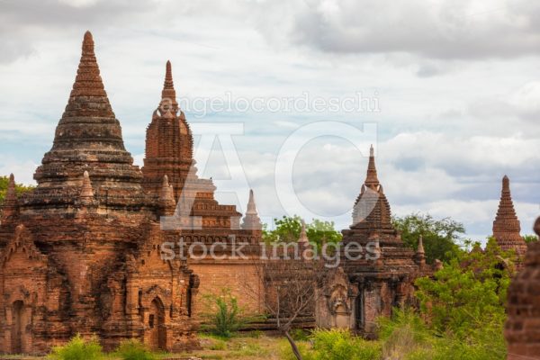 Buddhist pagoda temple. Bagan, Myanmar. Place of worship, Burma. - Angelo Cordeschi