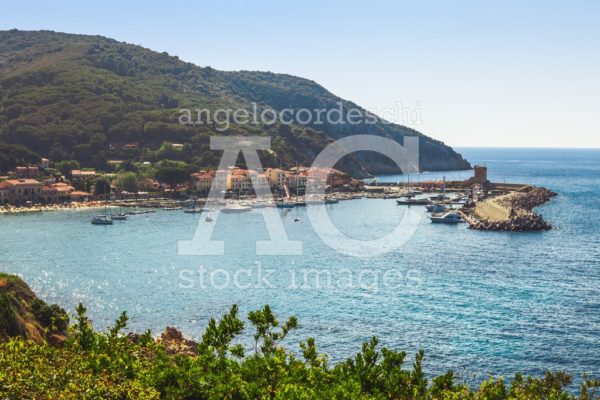 Elba Island, Italy. June 25, 2016: Small Marina In The Town Of M Angelo Cordeschi