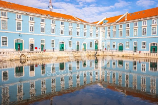 Historic palace with reflection in water in the historic center - Angelo Cordeschi