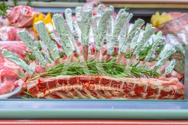 Meat Department In Butchery Inside A Mall. Angelo Cordeschi