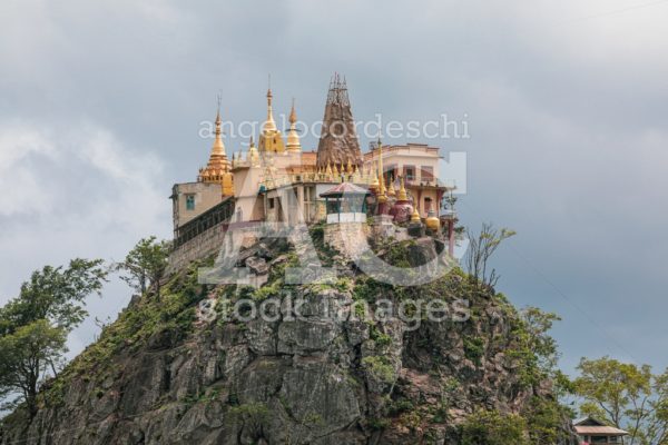 Mont Popa Monastery. Mount Popa Is An Extinct Volcano 1518 Metr Angelo Cordeschi