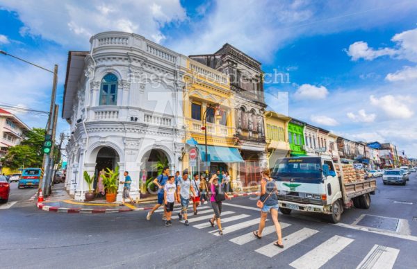 Phuket, Thailand. August 3, 2019: Phuket City Center In Thailand Angelo Cordeschi