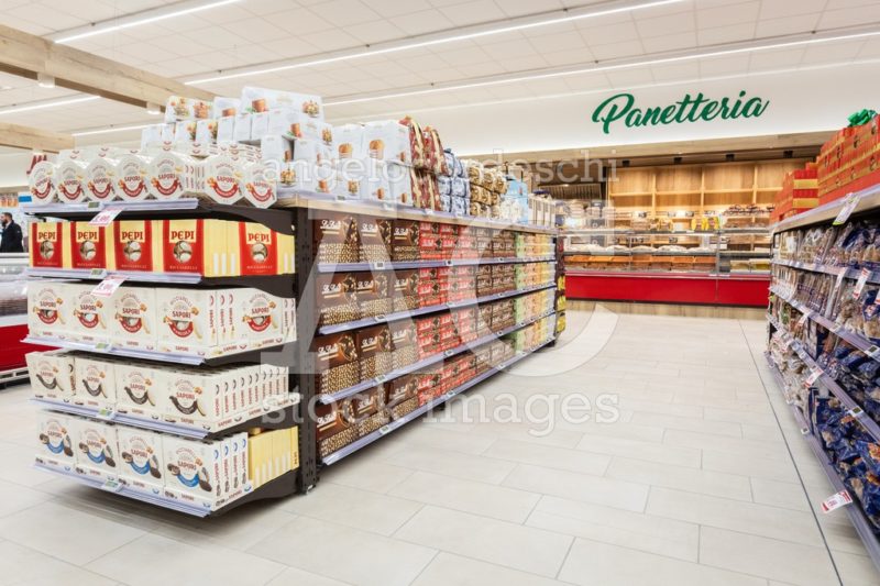 Rome, Italy. December 05, 2018: Shelving With Products Of Differ Angelo Cordeschi