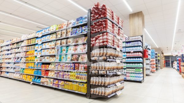 Rome, Italy. December 05, 2018: Shelving With Products Of Differ Angelo Cordeschi