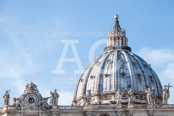 Rome, Italy. January 24, 2016: Architectural close up of the Dom - Angelo Cordeschi