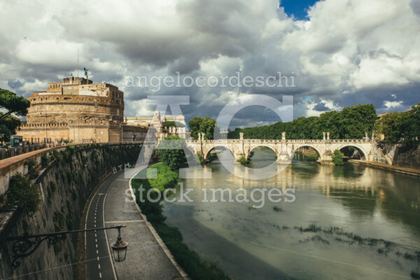 Rome, Italy. June 10, 2020: The Mausoleum Of Hadrian, Usually Kn Angelo Cordeschi