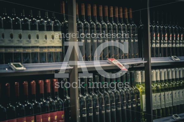 Shelves Of Products For Sale Inside A Supermarket Shopping Mall Angelo Cordeschi