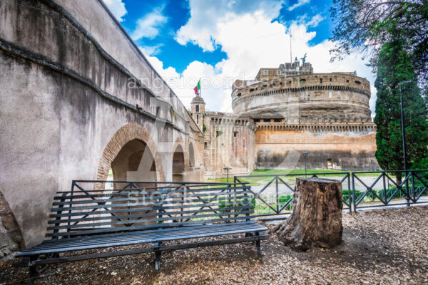 The Mausoleum Of Hadrian, Usually Known As Castel Sant Angelo (E Angelo Cordeschi