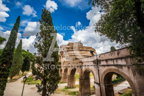 The Mausoleum Of Hadrian, Usually Known As Castel Sant Angelo (E Angelo Cordeschi